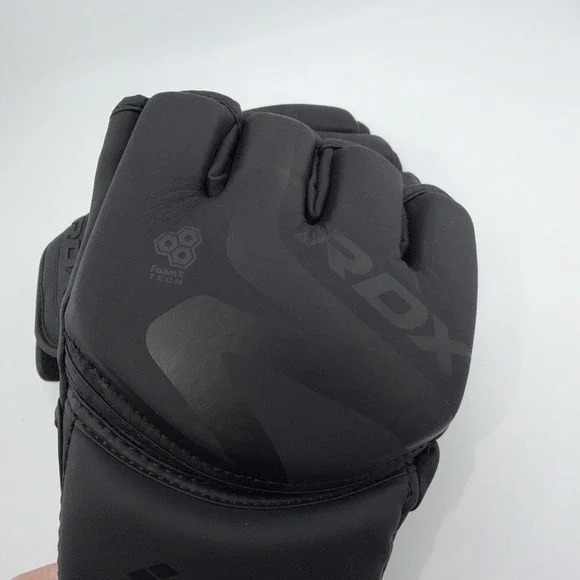 RDX MMA Gloves Premium Real Maya Hide Leather, Mixed Martial Arts Sparring - Picture 6 of 7